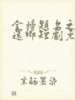 金榜题名之衣锦还乡短剧免费