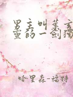 男主叫叶玄,叶灵的一剑独尊小说