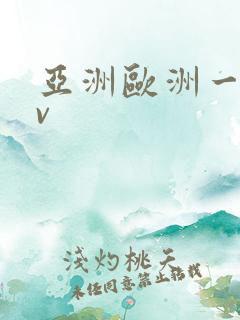 亚洲欧洲一区av