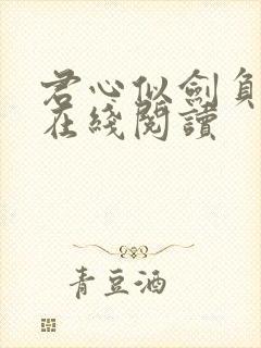 君心似剑负相思在线阅读