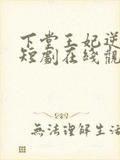 下堂王妃逆袭记短剧在线观看全集