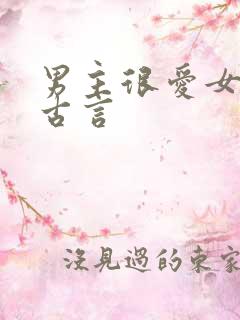 男主很爱女主的古言