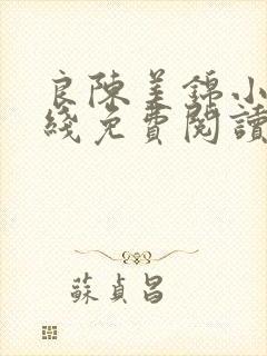 良陈美锦小说在线免费阅读