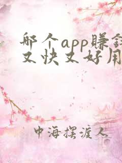 哪个app赚钱又快又好用