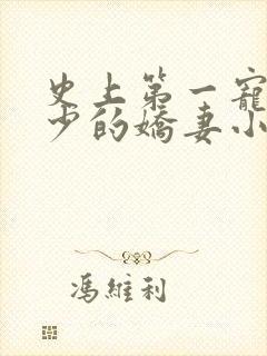 史上第一宠婚慕少的娇妻小说免费