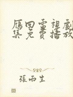 雁回电视剧36集免费播放