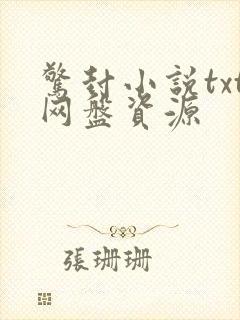 惊封小说txt网盘资源
