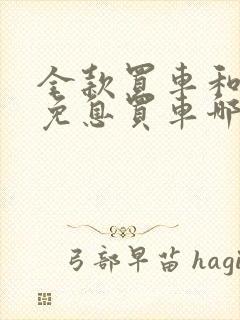 全款买车和两年免息买车哪个划算