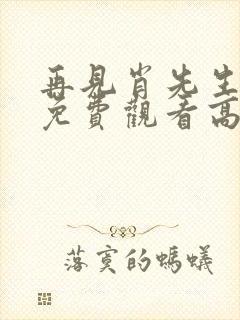 再见肖先生短剧免费观看高清