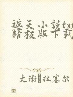 遮天小说txt精校版下载