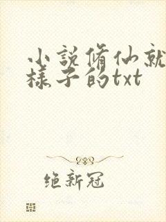 小说修仙就是这样子的txt