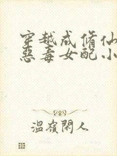 穿越成修仙文的恶毒女配小说