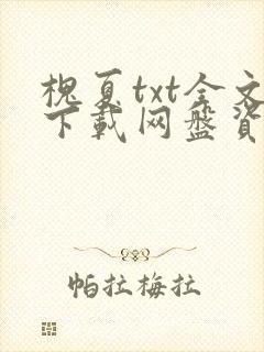 槐夏txt全文下载网盘资源