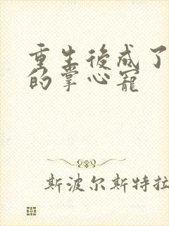 重生后成了权臣的掌心宠