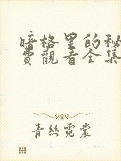 暗格里的秘密免费观看全集电视剧