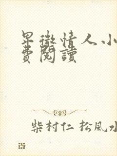 卑微情人小说免费阅读