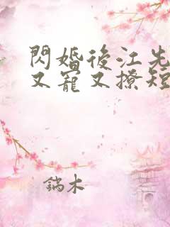 闪婚后江先生他又宠又撩短剧
