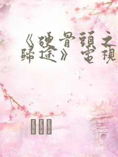 《硬骨头之绝地归途》电视剧