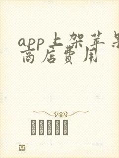 app上架苹果商店费用