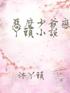 恶魔少爷恋上拽丫头小说