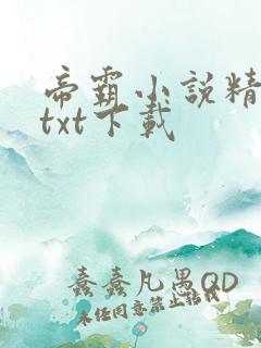 帝霸小说精校版txt下载