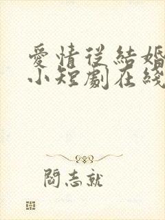 爱情从结婚开始小短剧在线观看