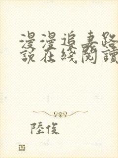 漫漫追妻路 小说在线阅读