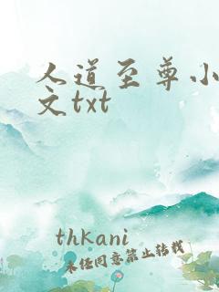 人道至尊小说全文txt