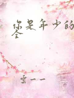 你是年少的欢喜全