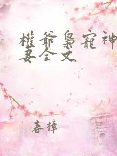 权爷枭宠神秘娇妻全文