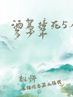 酒驾撞死5人判多少年