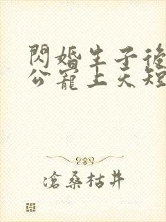 闪婚生子后被老公宠上天短剧