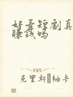 好看短剧真的能赚钱吗