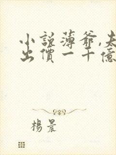 小说薄爷,夫人出价一千亿要退婚在线阅读