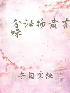 分泌物黄有腥臭味