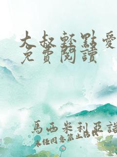 大叔轻点爱小说免费阅读