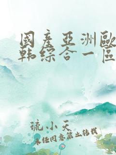 国产亚洲欧美日韩综合一区