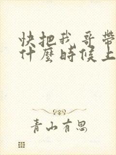 快把我哥带走2什么时候上映