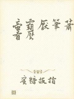 帝霸厌笔萧生好看么