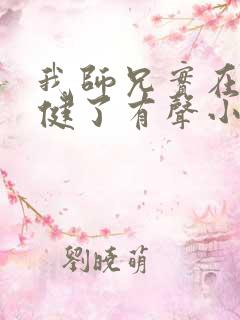 我师兄实在太稳健了有声小说免费