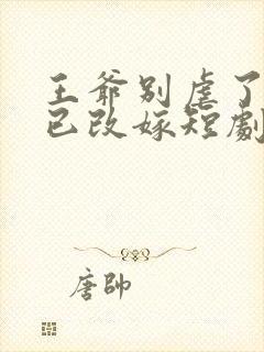 王爷别虐了王妃已改嫁短剧免费观看