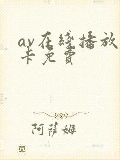 av在线播放不卡免费