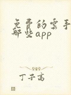 免费的云手机有哪些app