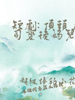 短剧: 顶头上司变后妈儿子你别懵