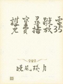 护宝寻踪电视剧免费播放35集