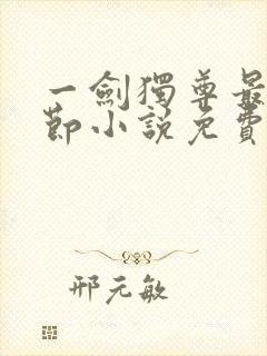 一剑独尊最新章节小说免费阅读