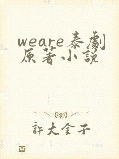 weare泰剧原著小说