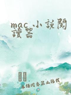 mac 小说阅读器