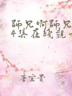 师兄啊师兄104集在线观看