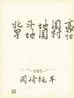 北斗地图高清卫星地图村庄